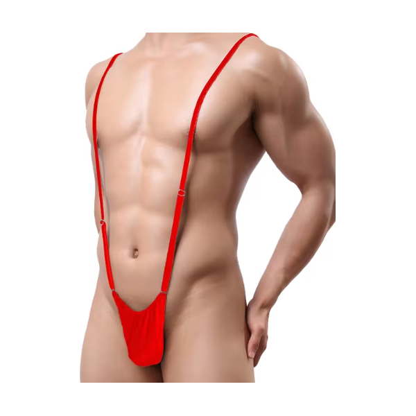 Tegan Fantezi  Lastikli Kırmızı Erkek String - Tanga TG274615