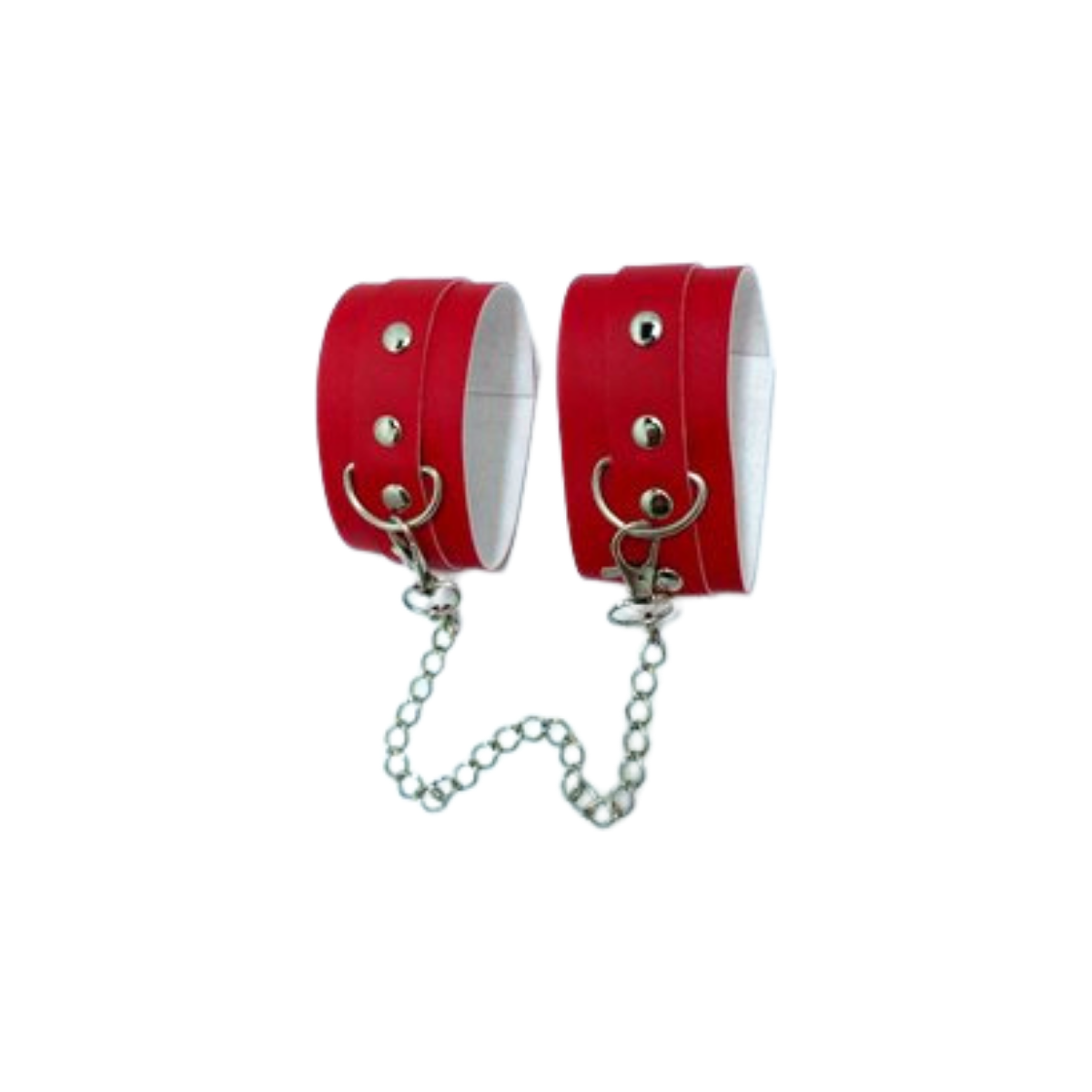 Tegan Fantezi Deri Seksi Kırmızı Kedi Maske Kelepçe Kırbaç Seti ( 3'lü set) TG275367 - Görsel 4